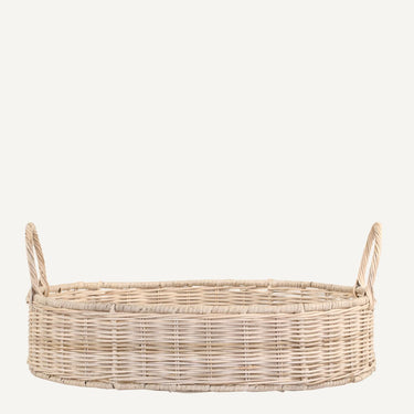 Basket/Tray (Round wicker)