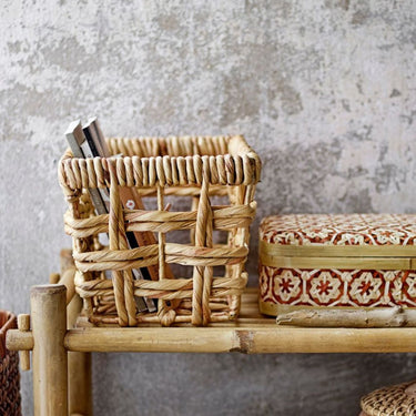 Basket in Water Hyacinth