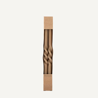 Twist Candle, Brown