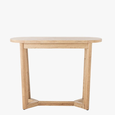 CONSOLE TABLE IN NATURAL RUBBERWOOD