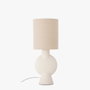 TABLE LAMP IN NATURAL STONEWARE