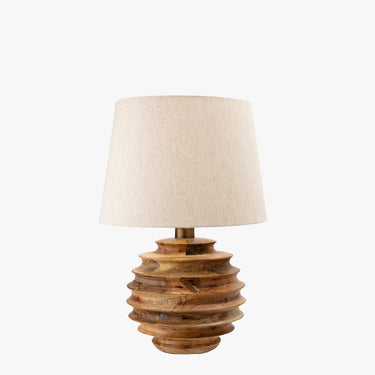 TABLE LAMP IN NATURAL MANGO WOOD