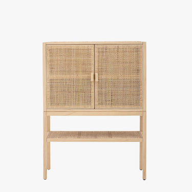 Cabinet in Nordic style (Rattan & Pinewood)